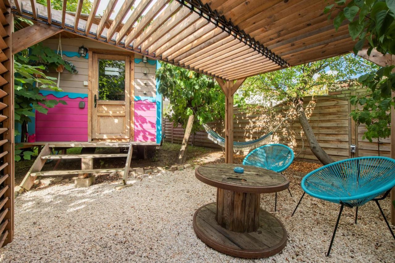 Roulotte Insolite Avec Terrasse Proche Paris Noisy-le-Grand Zewnętrze zdjęcie